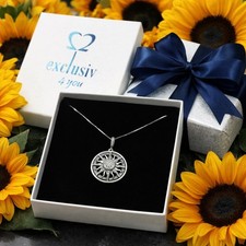 Silberschmuck Sonne Anhänger