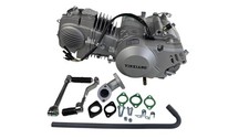 YX 150ccm Motor Silbergrau