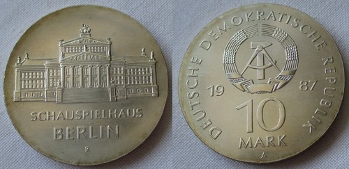 Ddr gedenk münze mark - ddr,
