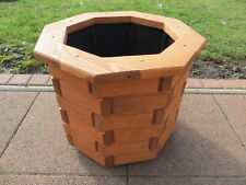 Pflanzkübel 8-eckig aus Holz