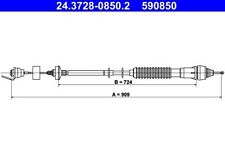 ATE Kupplungsseil Peugeot