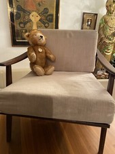 Dänischer Vintage Sessel Teakholz Original Zustand