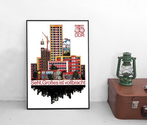 Jahre ddr poster seht - ddr,