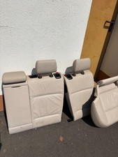 Rückbank Leder Dakota Oyster Rückenlehne Rücksitz  komplett BMW E91 E90