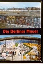 Postkarte :  BERLIN  - Die  Berliner Mauer  , Graffiti ; 1987 gestempelt