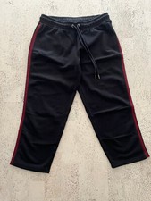 crane Sport/Trainiungshose 7/8-Länge Gr. M Farbe Schwarz mit Seitenstreifen