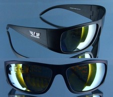 Herren Biker Brillen schwarz