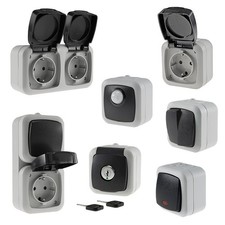 Aufputz Feuchtraum-Serie IP44