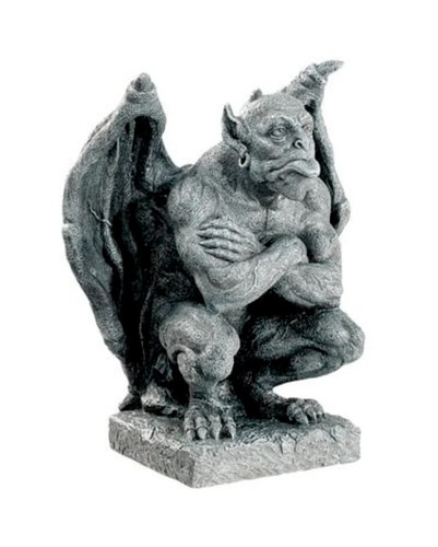 Deimos gargoyle mit flügel - gargoyle,