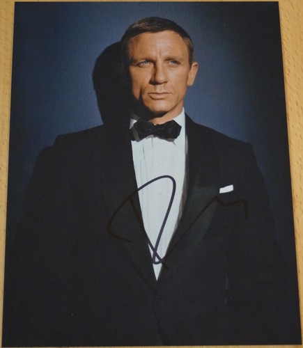 Daniel craig autogramm als 007 - daniel,