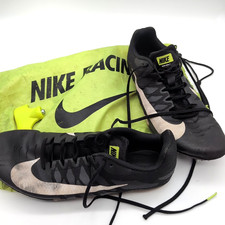 Nike Zoom Rival 5 Sprint Schuhe 45,5 schwarz Racing Athletic Spikes Laufen Sport