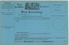 HELGOLAND, um 1870. "Post-Anweisung" ungebr. aktenfrisch blau, gepr. Schulz BPP