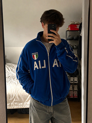 Italia herren trainingsjacke - italia, m
