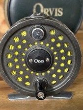 Orvis Battenkill 3/4 Fliegenrolle mit Koffer Angelausrüstung Süßwasserrolle