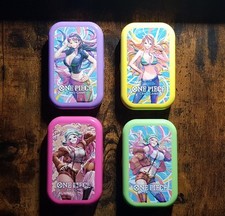 4 x Tin Box One Piece, leere