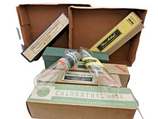 +ANTIK+ WWII / Flaschen / Narkose / Lazarett / Chloraethyl / Apotheke TOP