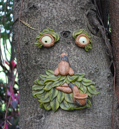 Baumstamm deko für garten - baumstamm,