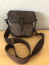 Aunts & Uncles süße Tasche Umhängetasche Leder mit Canvas neuwertig