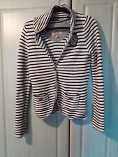 Soccx edle Strickjacke Jacke Gr.S 36 Schwarz/Weiß gestreift Guter Zustand 