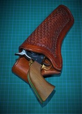 Western-Holster für Colt SAA, 5,5´Lauf, RH, Unikat; deutsche Sattlerqualität