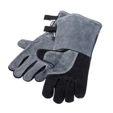 2 Grillhandschuhe Veloursleder