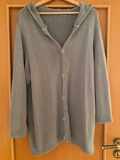 Tolle Kapuzen - Strickjacke Gr. XXL Hellgrau
