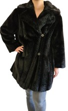 CERRUTI 1881 Couture Kunstpelz Faux Fur Mantel Coat Gr. 36 – 38