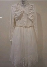 Kommunionkleid Gr.152 Marke Happy Girl Happy + Zusätzlich Bolerojacke Gr.152