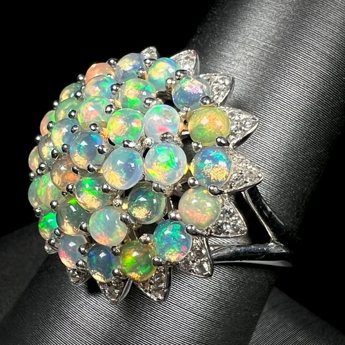äthiopisch feuer opal cluster - Äthiopisch,