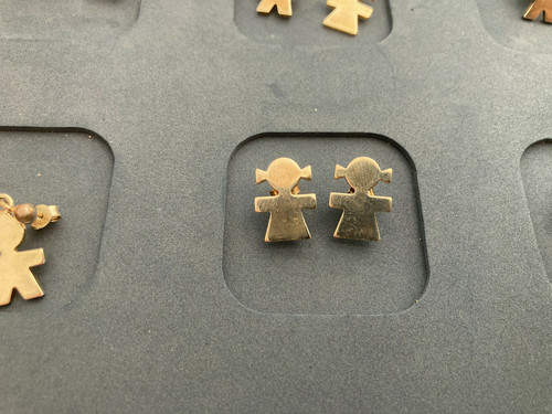 Alessi ohrstecker mädchen - ohrstecker,