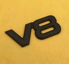 V8 Emblem aus Metall Aufkleber