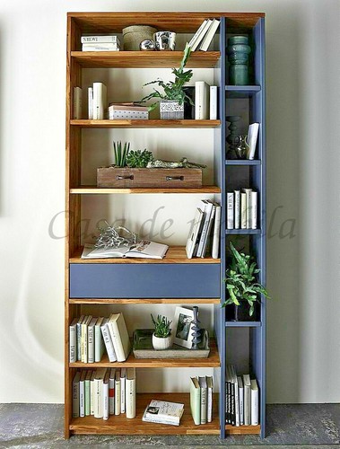 Massivholz büro regal 2farbig - massivholz,