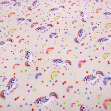 Stoff Baumwolle Jersey Einhorn