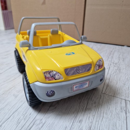 Barbie auto vintage gelb beach - auto,