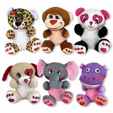 Kuscheltiere mit Herz Motiven