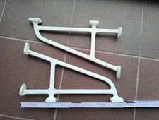 Antike Emaille Wandkonsole Waschbeckenhalterung, 1Paar