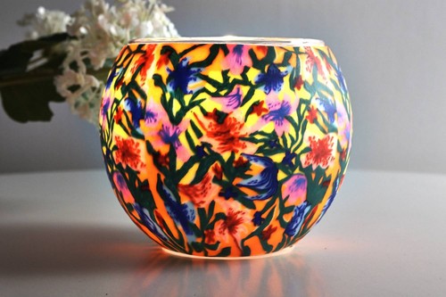 Leuchtglas 413 sommerblumen - leuchtglas,