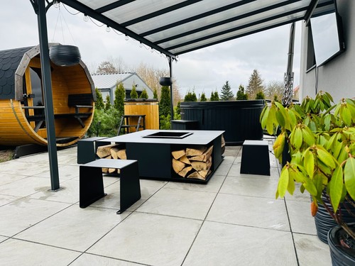 Feuerstelle grill sitzecke - grill,