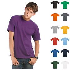 B&C Herren T-Shirt Exact190 #e190 kurze Ärmel Premium Kurzarm Shirt S - 4XL 