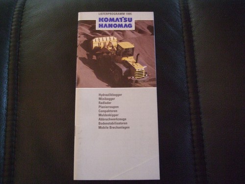 Komatsu hanomag prospekt - komatsu,