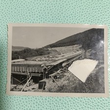 Original Foto Reichsautobahn Autobahn Stuttgart Baustelle Brücke