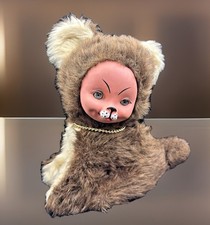 DDR Plüschkatze sitzend