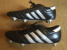 Adidas adiNOVA II Gr. 44 2/3 | 10 1/2 Fußballschuhe Schraubstollen schwarz Leder