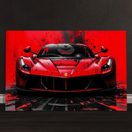 Wandbild ferrari auto - ferrari,