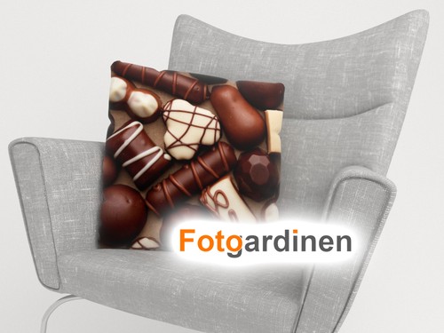 Foto kissenbezug pralinen - foto-kissenbezug, "pralinen"