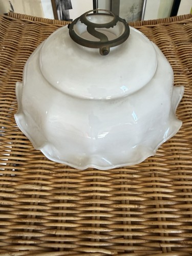 Alter lampenschirm opalglas - lampenschirm,