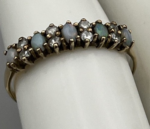 Vintage gold opal diamant - vintage, kt