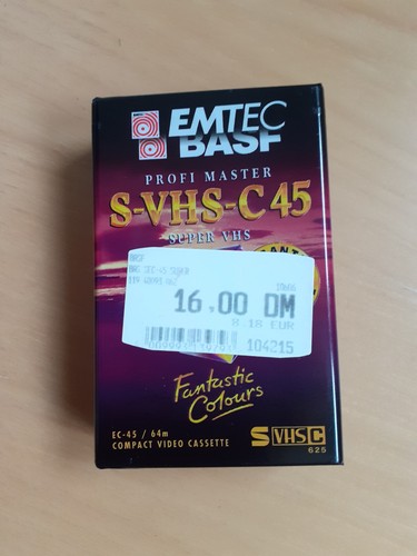Basf vhs c45 videokassette - s-vhs,