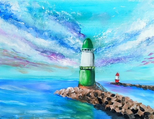 Acrylbild auf leinwand - acrylbild,