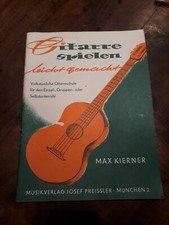 Noten Gitarre spielen leicht gemacht, Kierner, Vintage, 60 er Jahre, Lehrbuch